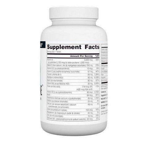 Source Naturals, Mega-One Multi-Vitamin Iron Free, 90 Tabs Source Naturals