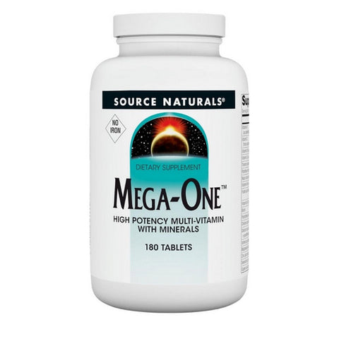Source Naturals, Mega-One No Iron, 180 Tabs
