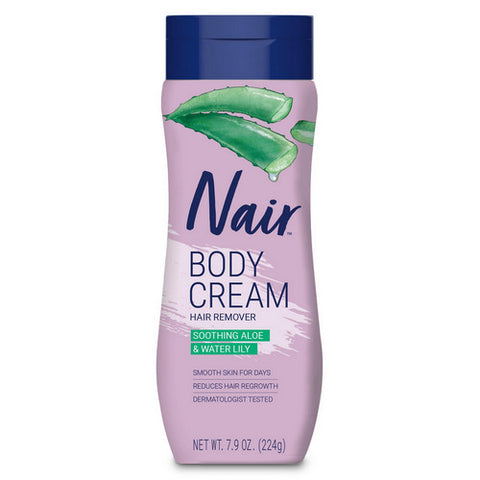 Nair, Body Cream Hair Remover With Soothing Aloe And Water Lily, 7.9 Oz (Case Of 6)