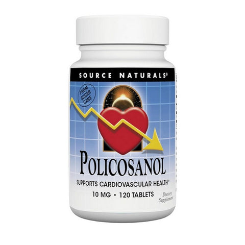 Source Naturals, Policosanol, 10 MG, 120 Tabs