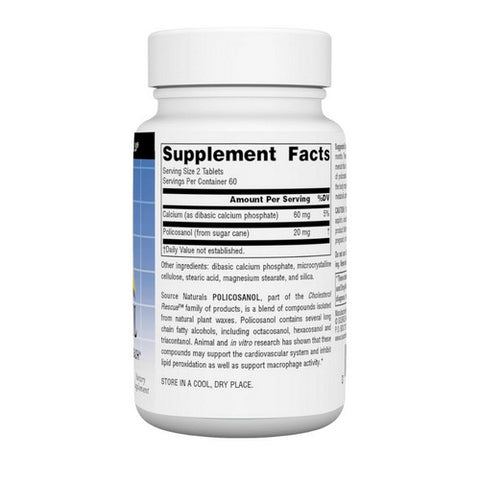 Source Naturals, Policosanol, 10 MG, 120 Tabs