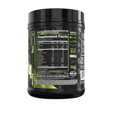 Ryse Supplements, Godzilla Pre Workout Green Apple, 790 Grams Ryse Supplements