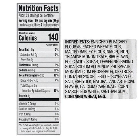 Essential Everyday, Complete Pancake And Waffle Mix Original, 32 Oz (Case Of 12)