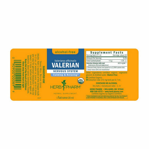 Herb Pharm, Valerian Glycerite, 1 Oz Herb Pharm