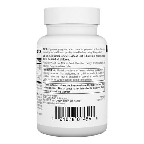 Source Naturals, Advanced Ferrochel, 180 Tabs