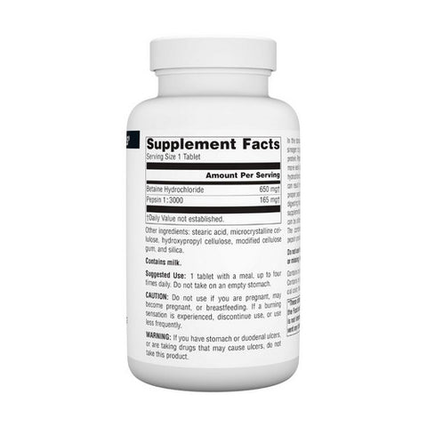 Source Naturals, Betaine Hcl, 180 Tabs