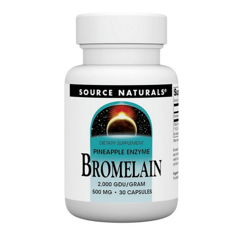 Source Naturals, Bromelain 2000 GDU, 500 MG, 30 Caps