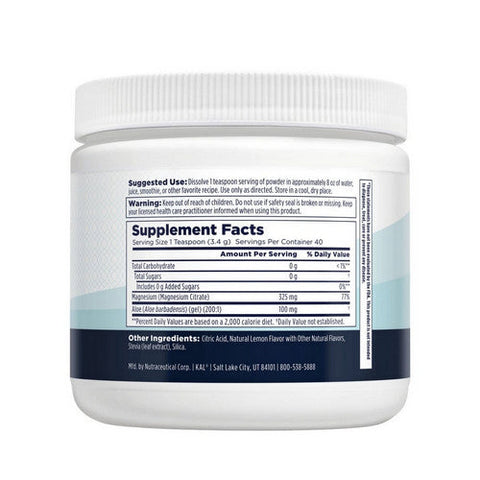 Kal, Gut Magnesium Powder, 4.8 Oz Kal