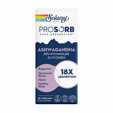 Solaray, ProSorb Prosorb Ashwagandha, 30 Count