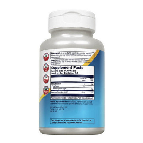Kal, Magnesium Chewable, 90 Count Kal