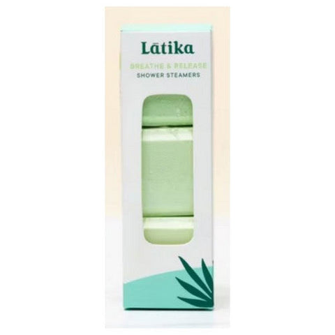 Latika Soap, Shower Steamers Breathe And Release, 3 Count Latika Soap