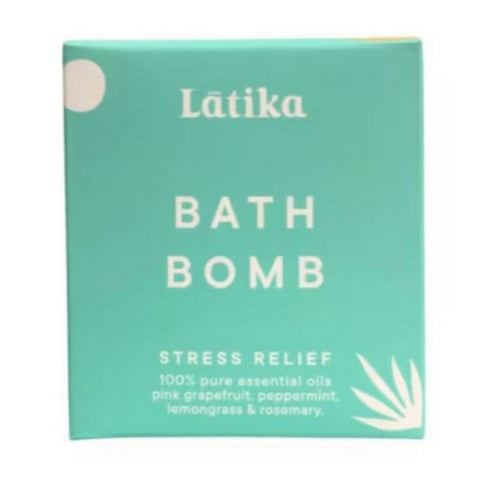 Latika Soap, Aromatherapy Bath Bomb Stress Relief, 1 Count