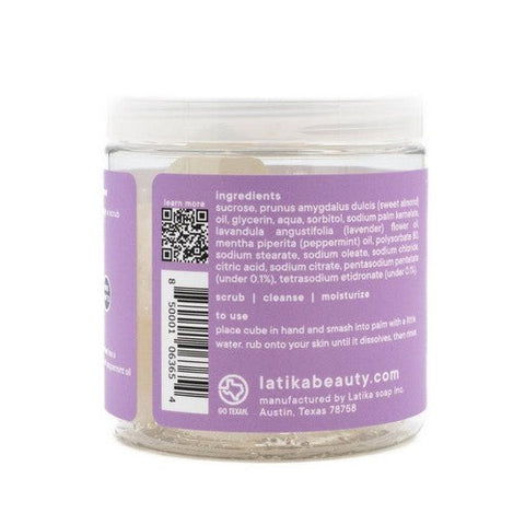 Latika Soap, Sugar Scrub Cubes Calm, 10 Count Latika Soap