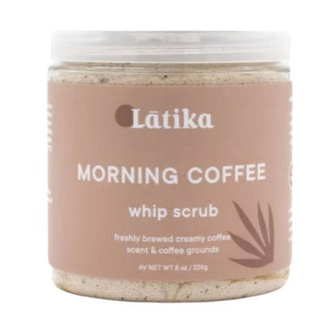 Latika Soap, Whip Scrub Morning Coffee, 8 Oz Latika Soap