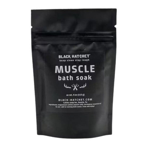 Latika Soap, Black Hatchet Bath Soak Muscle, 4 Oz Latika Soap