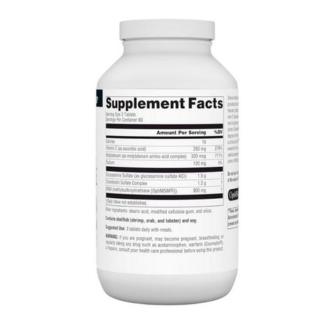 Source Naturals, Glucosamine Chondroitin, w/MSM 240 Tabs