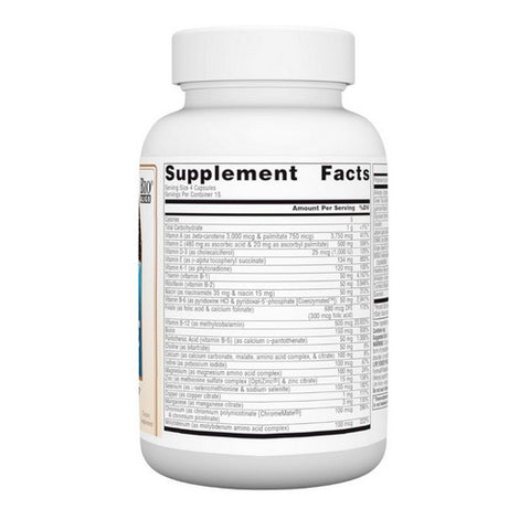 Source Naturals, Life Force No Iron Capsules, 60 Caps (No Iron)