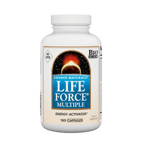 Source Naturals, Life Force No Iron Capsules, 180 Caps