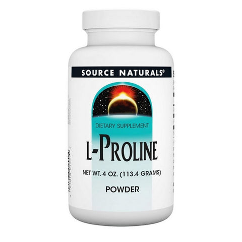 Source Naturals, L-Proline, Powder 4 Oz