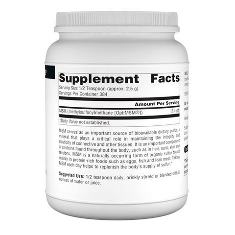 Source Naturals, MSM Powder, 1000 gm