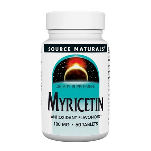 Source Naturals, Myricetin, 100 MG, 60 Tabs