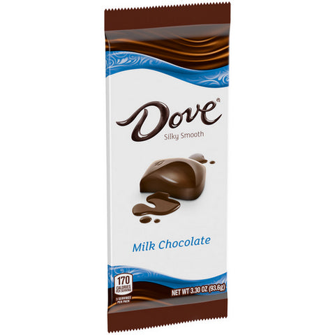 Dove, Candy Milk Chocolate Bar, 3.3 Oz (Case Of 12)