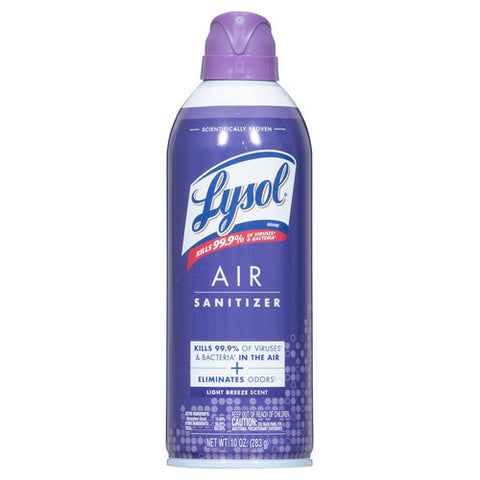 Lysol, Lysol Air Sanitizing Spray Light Breeze, 10 Oz (Case Of 6)