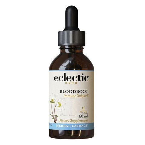 Eclectic Herb, Bloodroot, 2 Oz with Alcohol