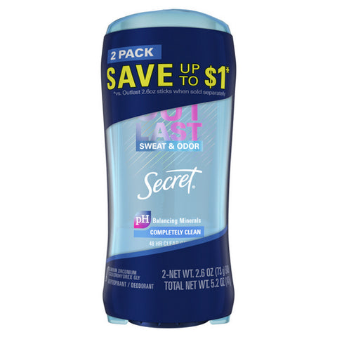 Secret, Secret Outlast Clear Gel Antiperspirant Deodorant, 5.2 Oz (Case Of 6)