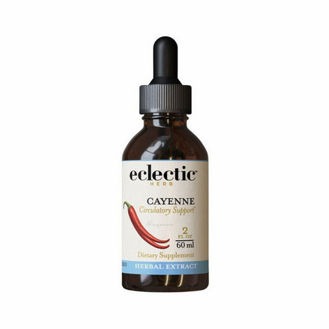 Eclectic Herb, Cayenne, 2 Oz with Alcohol