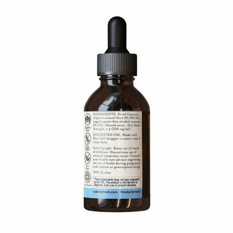 Eclectic Herb, Cayenne, 2 Oz with Alcohol