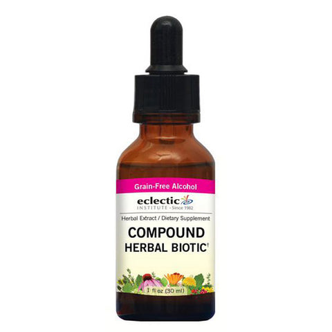 Eclectic Herb, Compound Herbal Biotic, 1 Oz with Alcohol
