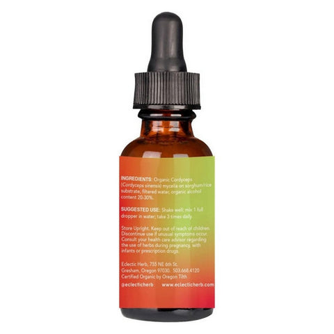 Eclectic Herb, Cordyceps, 2 Oz with Alcohol