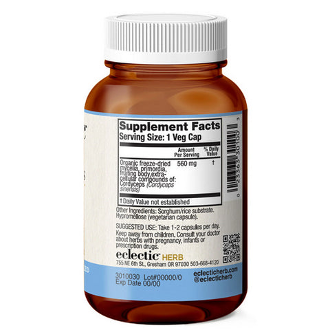 Eclectic Herb, Cordyceps, 120 Caps