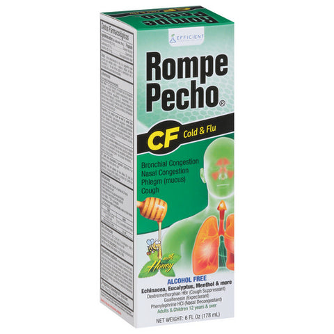 Rompe, Rompe Pecho Dm Cough Honey, 6 Oz