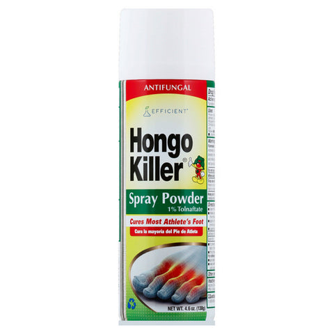 Efficient, Hongo Killer Spray Powder Athletes Foot Treatment, 4.6 Oz