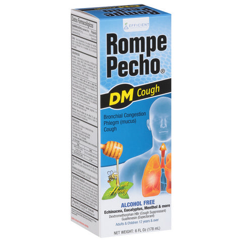 Rompe, Cold and Cough Syrup, 6 Oz