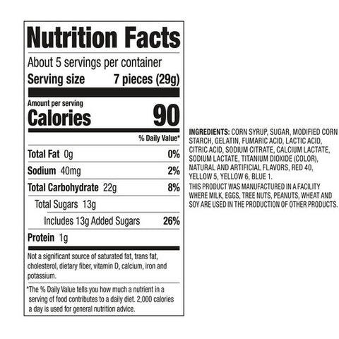 Trolli, Sour Brite Crawlers Gummy Candy, 5 Oz (Case Of 12)