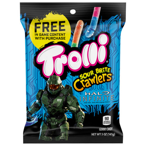 Trolli, Sour Brite Crawlers Gummy Candy, 5 Oz (Case Of 12)