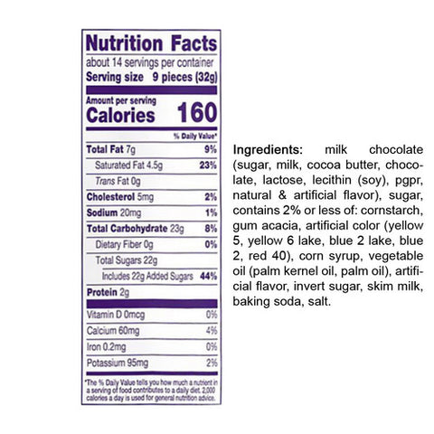 Cadbury, Mini Eggs Milk Chocolate With A Crisp Sugar Shell Candy Easter Bag, 16 Oz (Case Of 24)