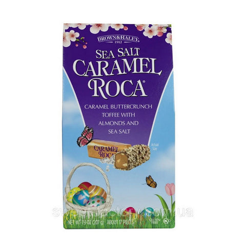 Sea Salt Caramel Roca Bunny Box 7.3 Oz (Case Of 6) by Brown & Haley