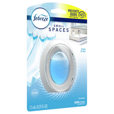 Febreze, Small Spaces Air Freshener Linen And Sky Blue, .25 Oz (Case Of 6)