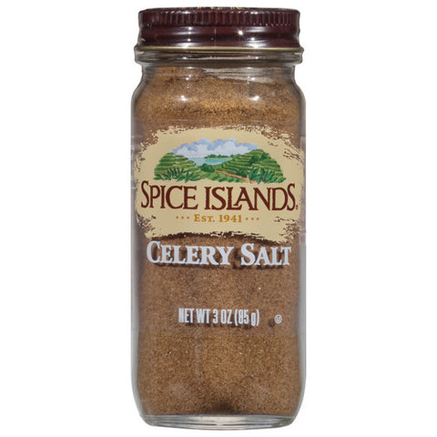 Spice Islands, Celery Salt, 3 Oz (Case Of 3)
