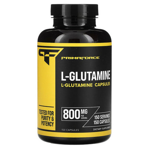 Primaforce, L-Glutamine Capsules, 800 Mg, 150 Caps