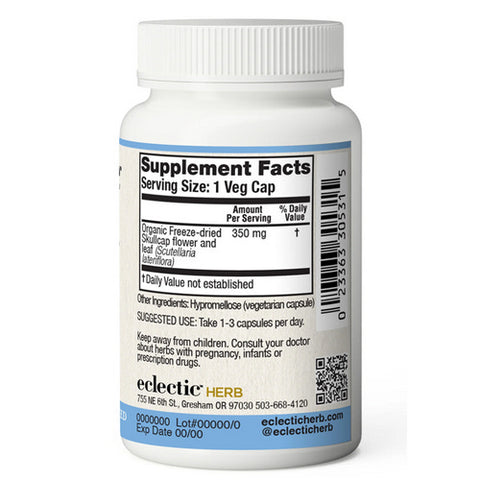 Eclectic Herb, Skullcap, 350 mg, 50 Caps