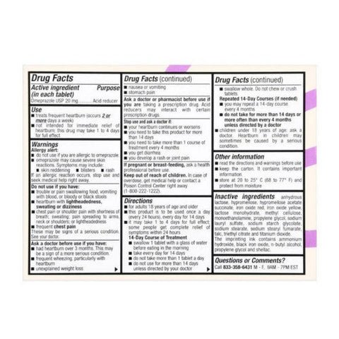 Foster And Thrive, Omeprazole Delayed Release, 20 Mg, 14 Capsules Foster And Thrive