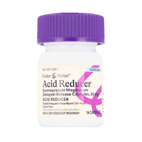 Foster And Thrive, Acid Reducer, 20 Mg, 14 Capsules Foster And Thrive