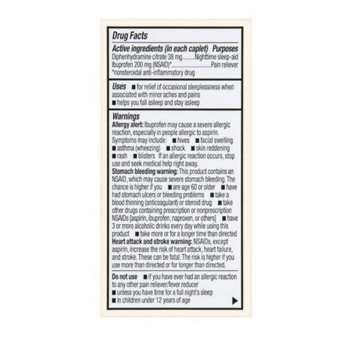 Foster And Thrive, Ibuprofen PM, 200 Mg, 40 Caps Foster And Thrive