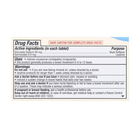 Foster And Thrive, Senna-S Sennosides, 8.6 Mg, 60 Tabs Foster And Thrive