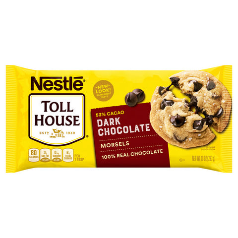 Nestle, Dark Chocolate Chips For Baking, 10 Oz (Case Of 12)